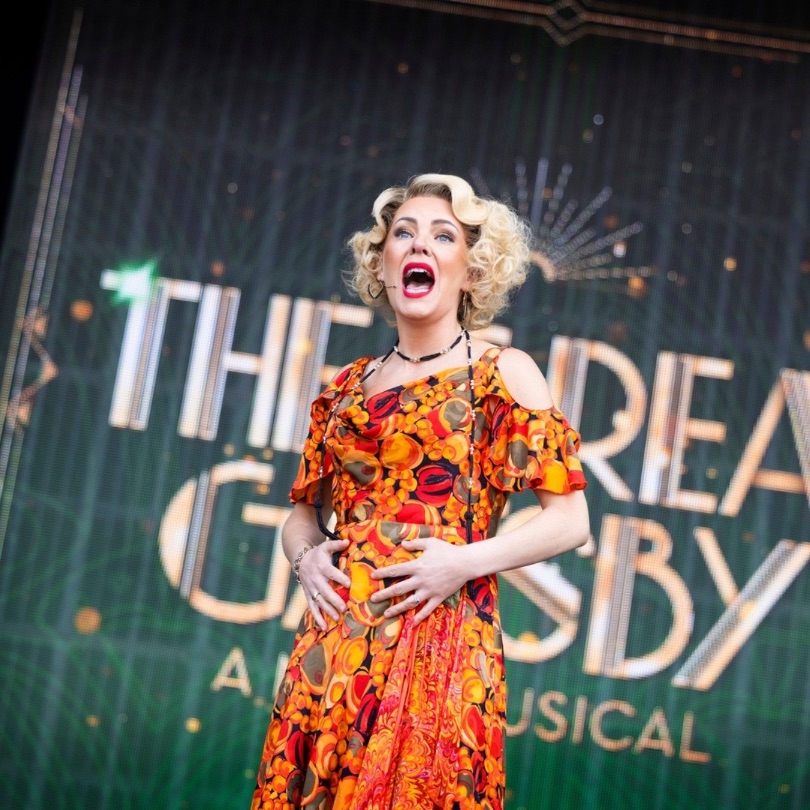 Myrtle Wilson in The Great Gatsby at West End Live, London - June 2025. Photo - Pamela Raith